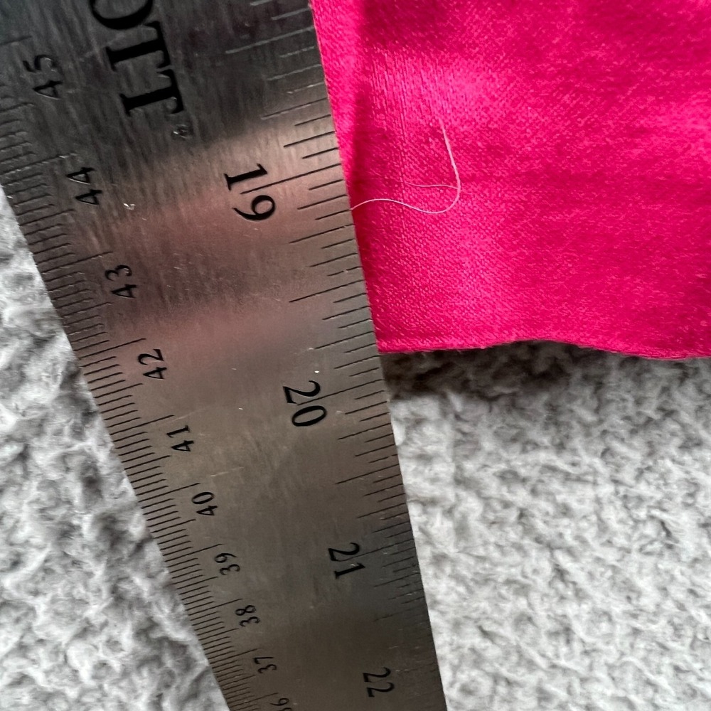 Women Capris Pants 16 Pink Stretch Clean Minimalist Contemporary Casual Everyday - Picture 9 of 12